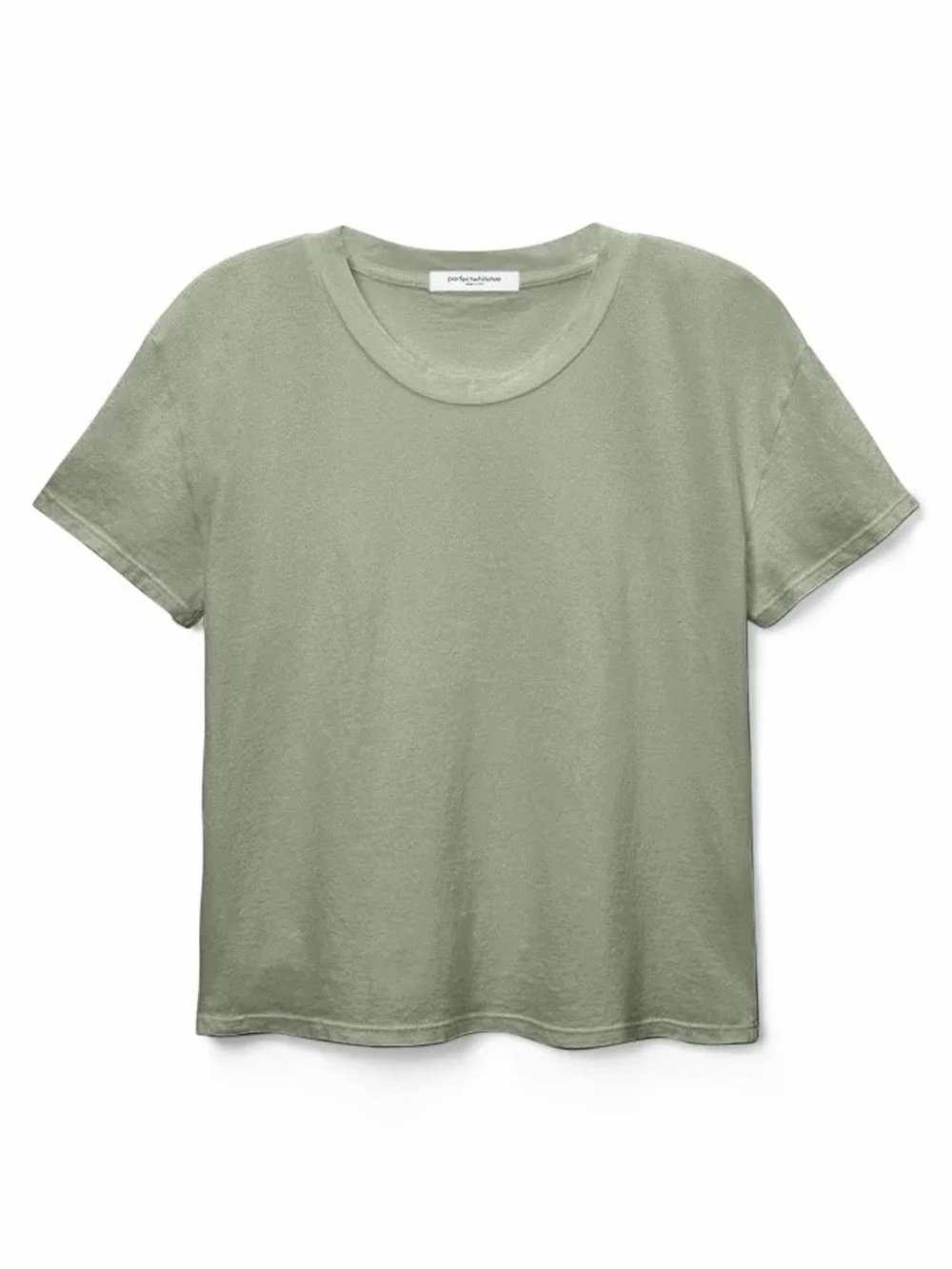Perfectwhitetee Harley 100% Cotton Boxy Crewneck Tee Size Small Uniform Green